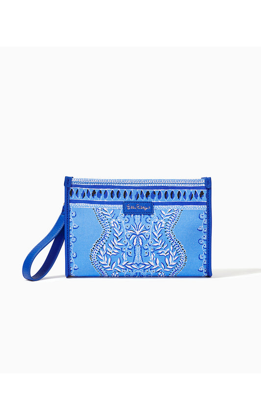 YORK WRISTLET POUCH, ABACO BLUE HAVE IT BOTH RAYS ENGINEERED POUCH