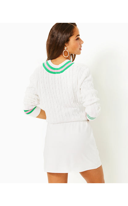 SHAYA KNIT SKORT, RESORT WHITE