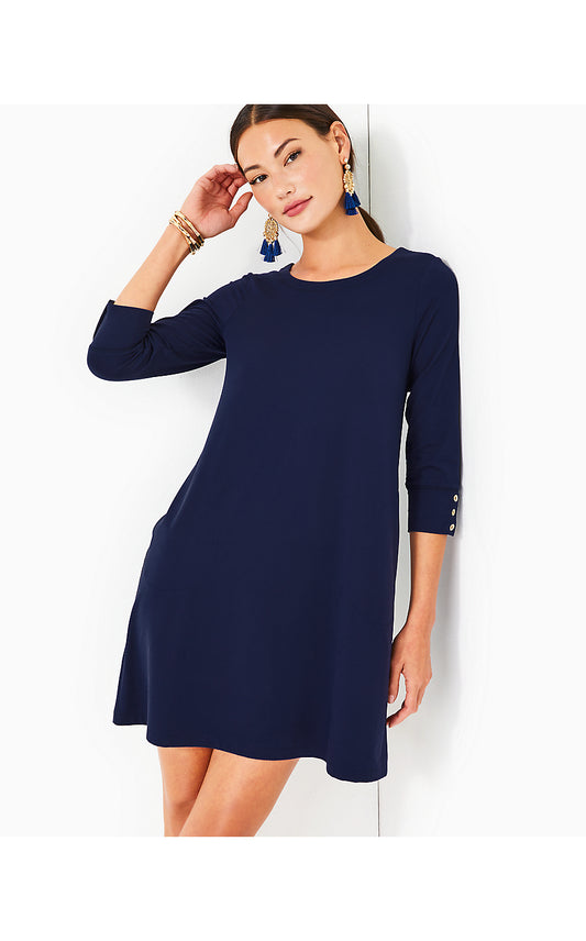 SOLIA DOWNTIME JERSEY UPF, TRUE NAVY