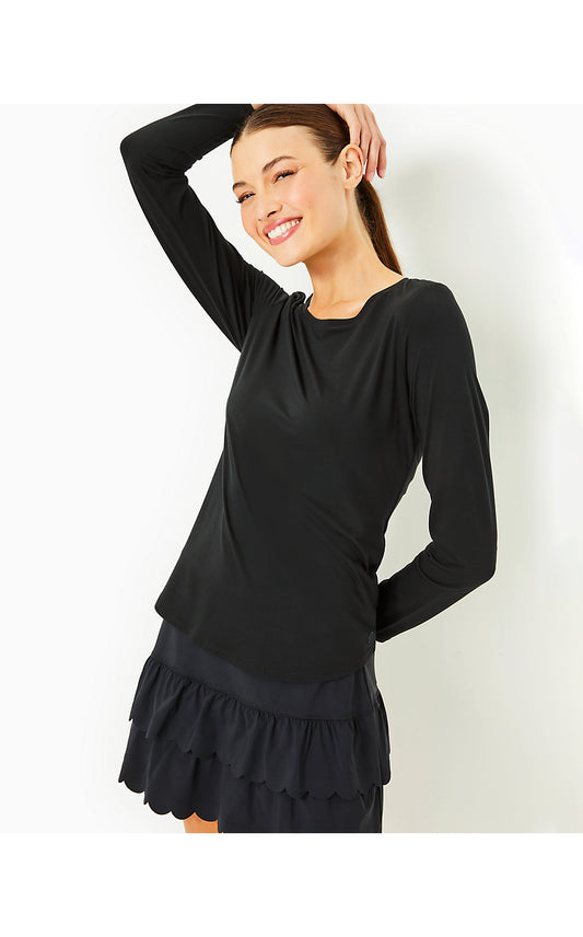 WESTLEY LONG SLEEVE TEE UPF 50+, ONYX