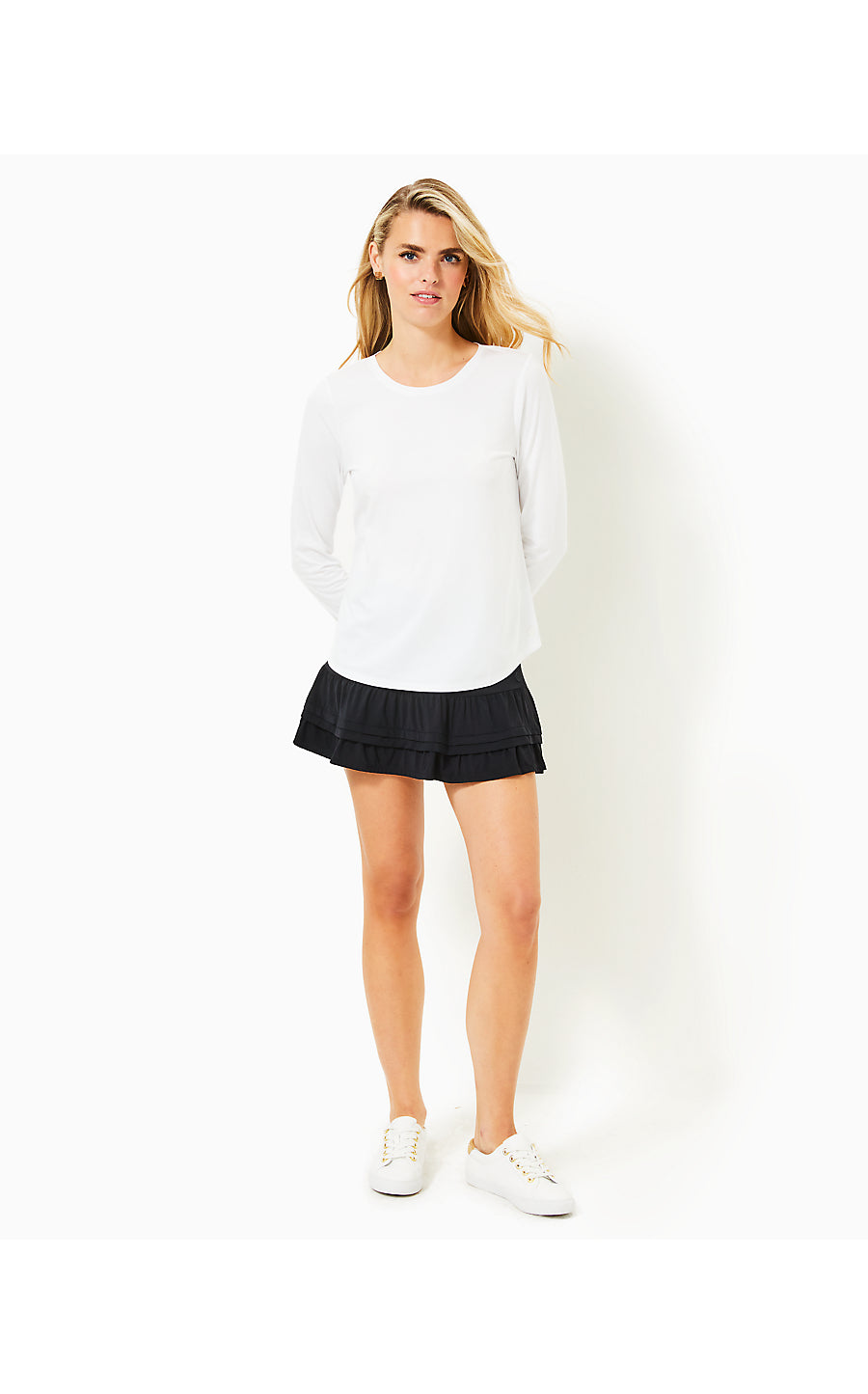 WESTLEY LONG SLEEVE TEE UPF 50+, RESORT WHITE