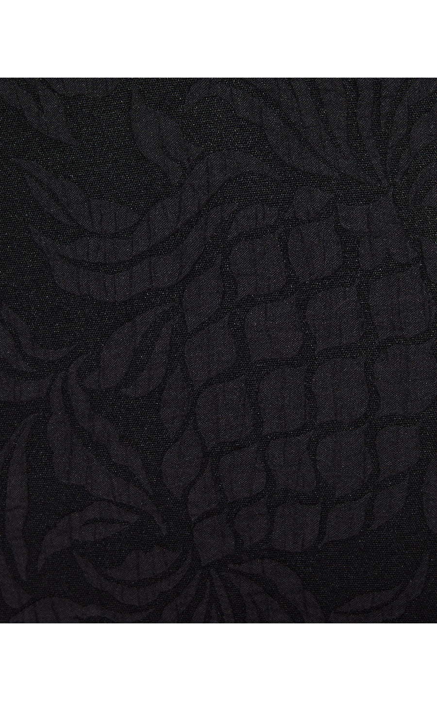 KOLTON 3/4 SLEEVE STRETCH, ONYX PINEAPPLE PUCKER JACQUARD