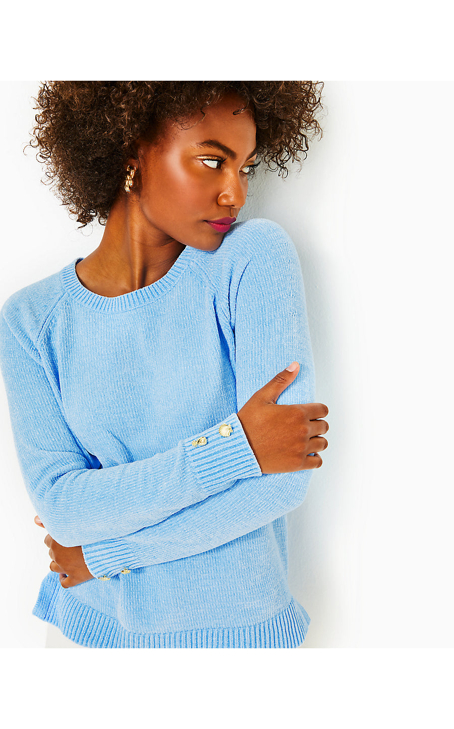 PRAXON SWEATER, BON BON BLUE