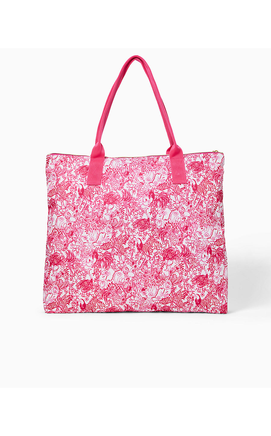 PIPER PACKABLE TOTE, RASPBERRY ROUGE ANIMAL MAGNETISM