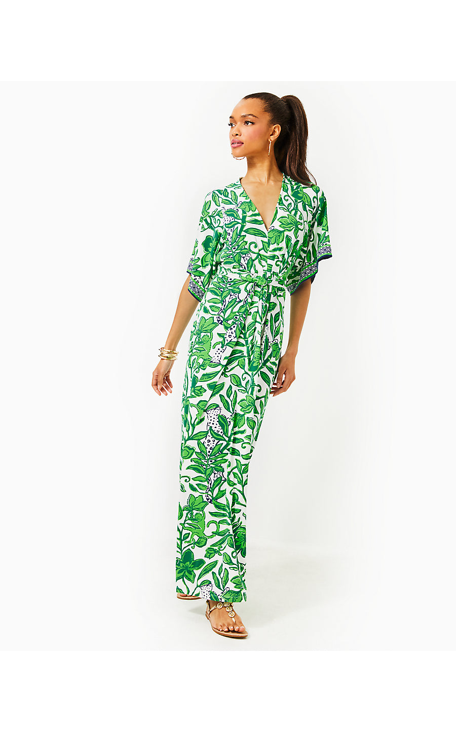 lilly pulitzer wisteria v neck maxi dress WISTERIA ELBOW SLEEVE V-NECK MAXI DRESS, FIDDLE LEAF lilly pulitzer wisteria v neck maxi dress WISTERIA ELBOW SLEEVE V-NECK MAXI DRESS, FIDDLE LEAF