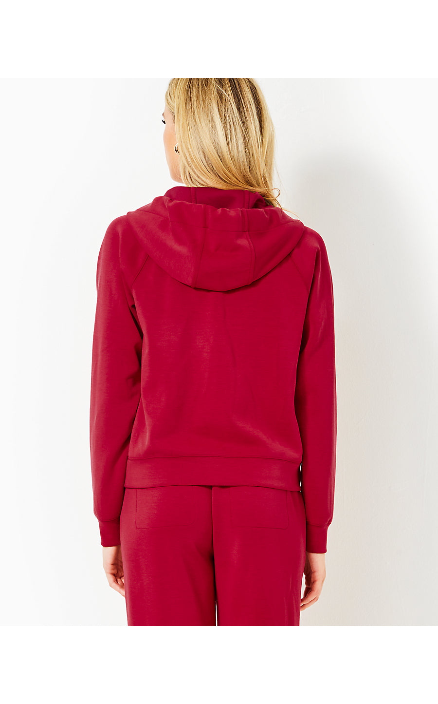 KENDY UPF 50+ PULLOVER, MALBEC RED