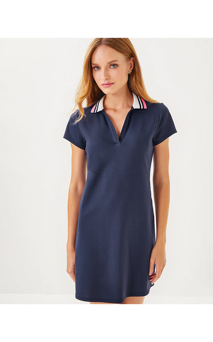 CAYO COSTA DRESS UPF 50+, TRUE NAVY