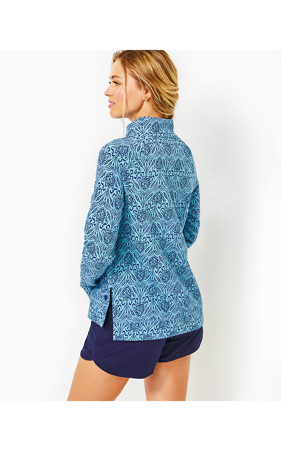 PLAYA BONITA PULLOVER, BON BON BLUE GO YOUR OWN WAVE