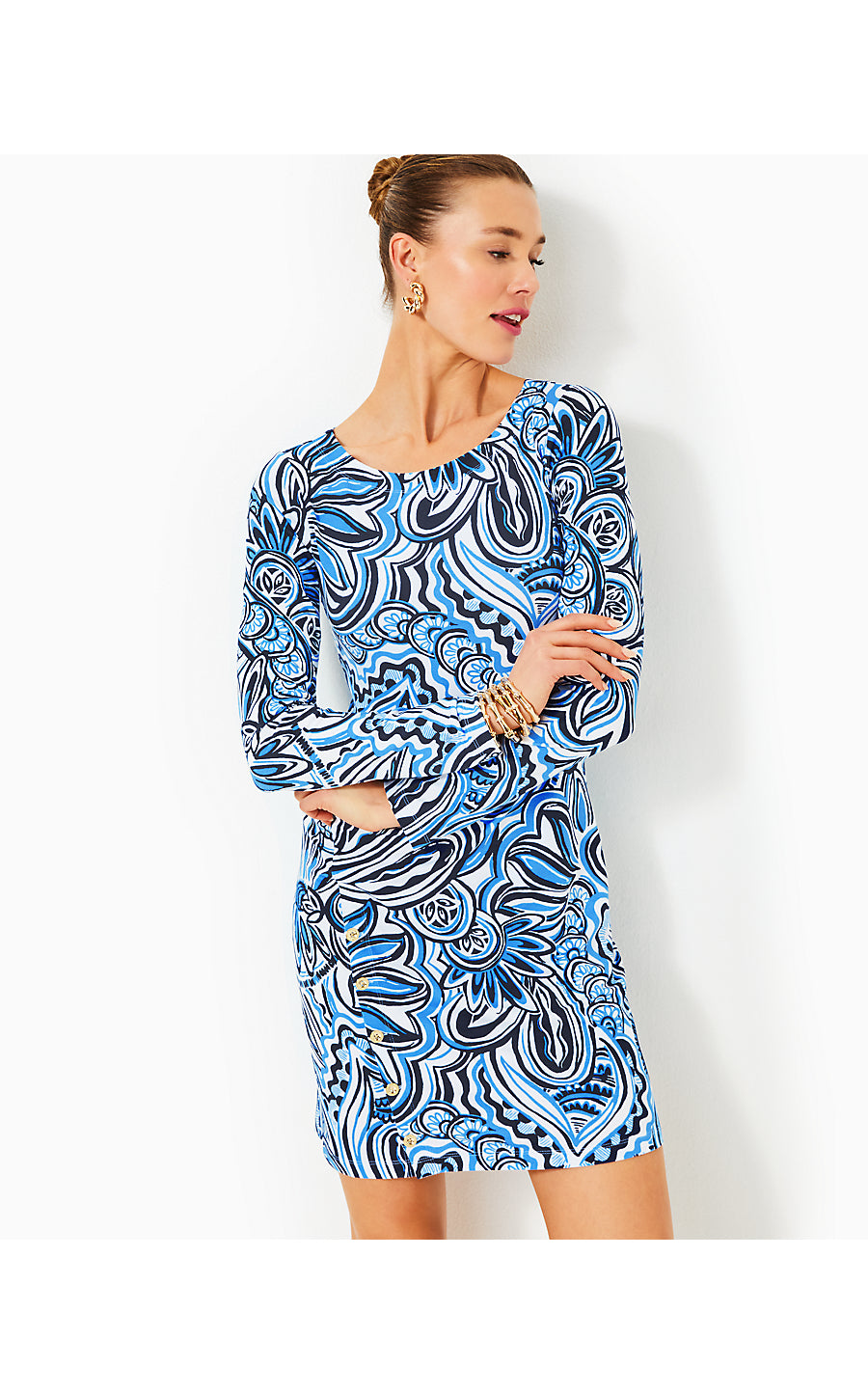 MADDOX UPF 50+ DRESS, RESORT WHITE GIVE IT A WHIRL