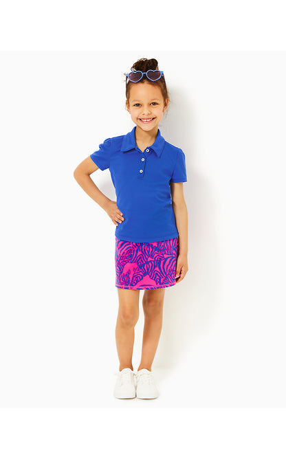 MINI MARYANA SKORT UPF 50+, PASSION FRUIT PINK WILD NIGHTS