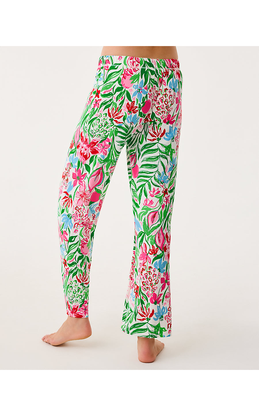 PJ KNIT PANT, MULTI GLOWING GARDENS