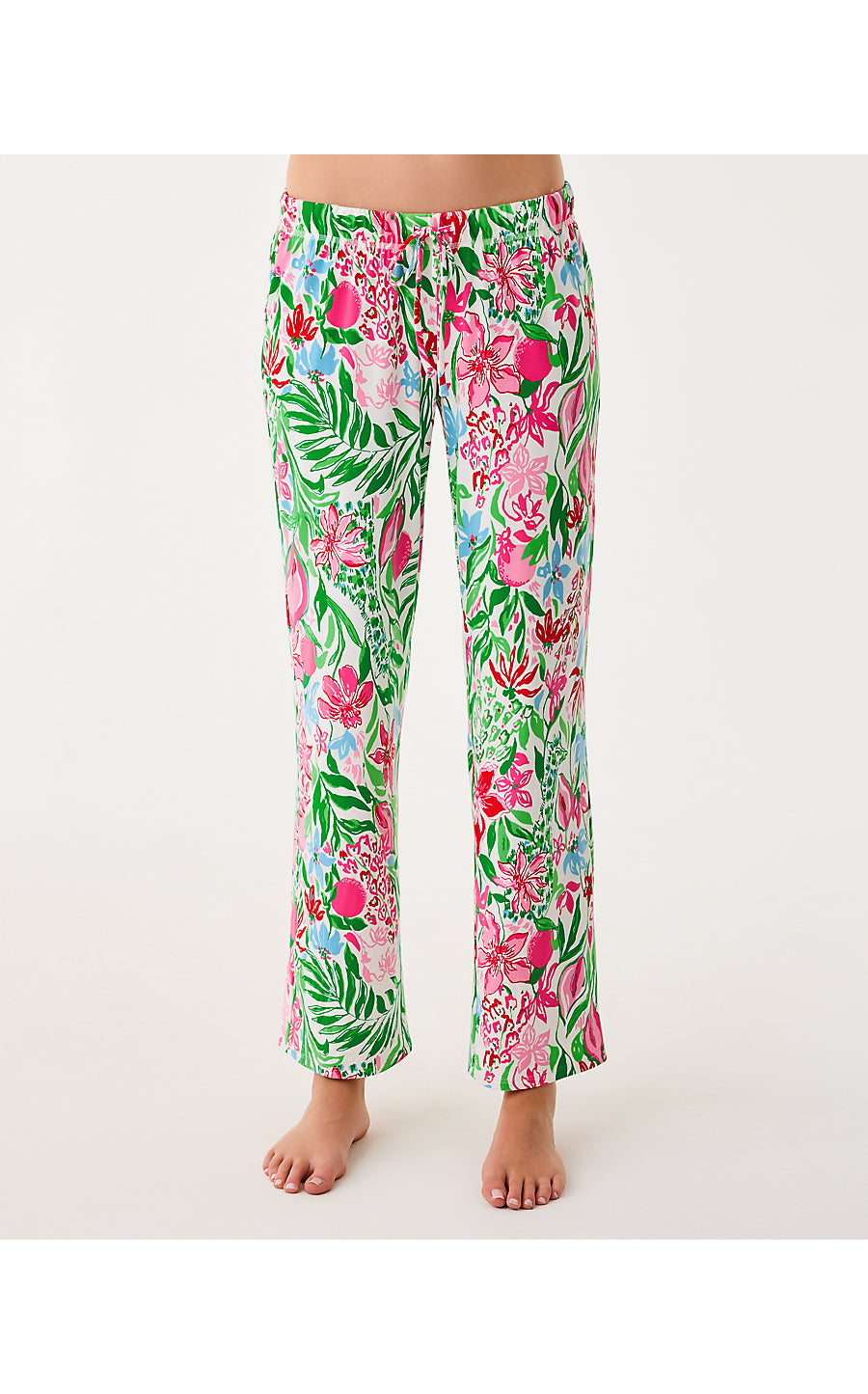 PJ KNIT PANT, MULTI GLOWING GARDENS