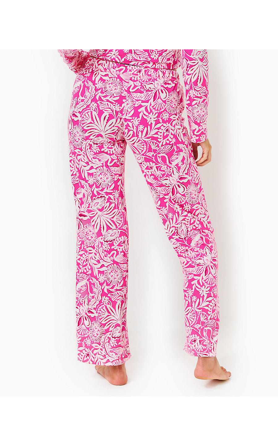 PJ KNIT PANT, PASSION FRUIT PINK ABSOLUTELY FLAMAZING