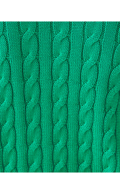 BROCKTON SWEATER, KITTS GREEN X PINK BLISS TIPPING