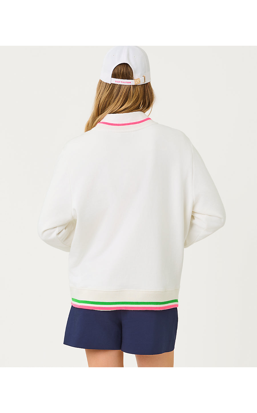 BALLAD LONG SLEEVE SWEATSHIRT, MULTI FOLLOW THE SUN EMBELLISHMENT