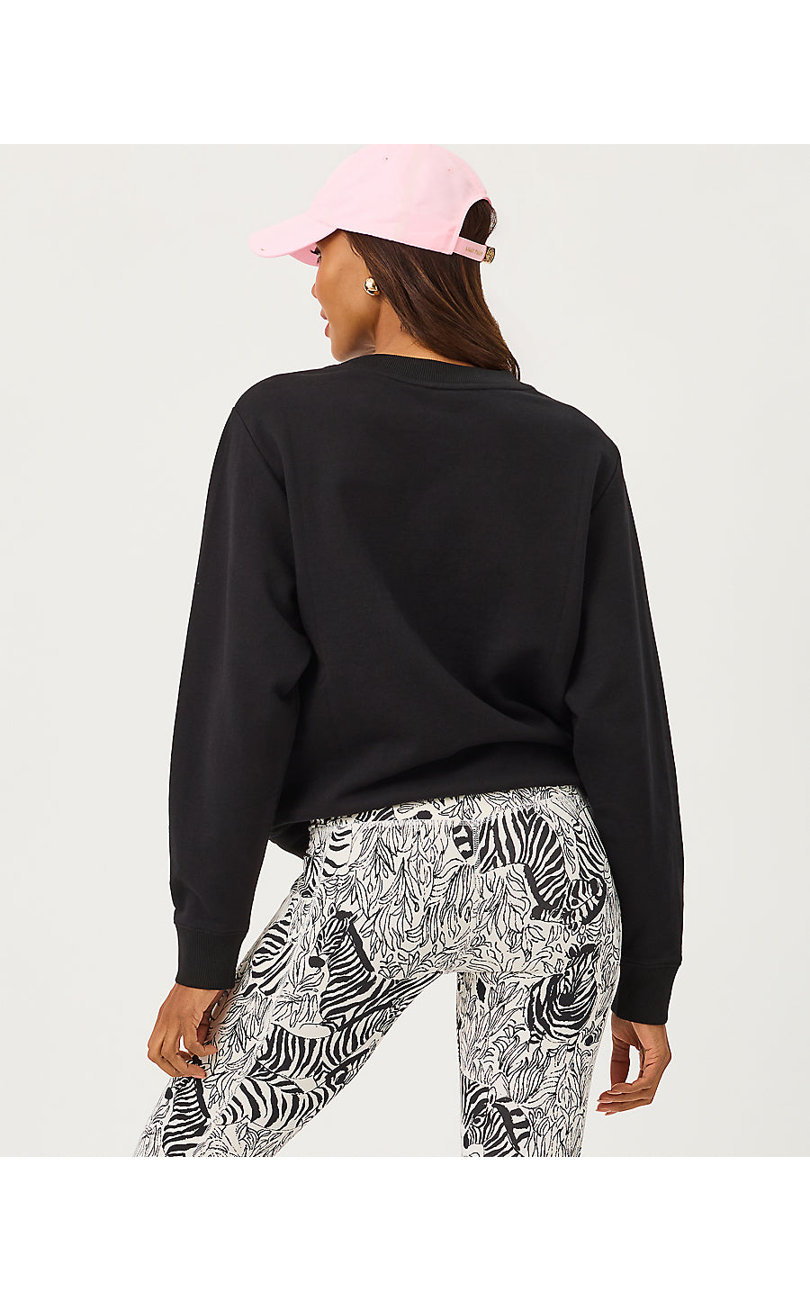 BALLAD LONG SLEEVE SWEATSHIRT, MULTI LILLYS ZOO EMBELLISHMENT