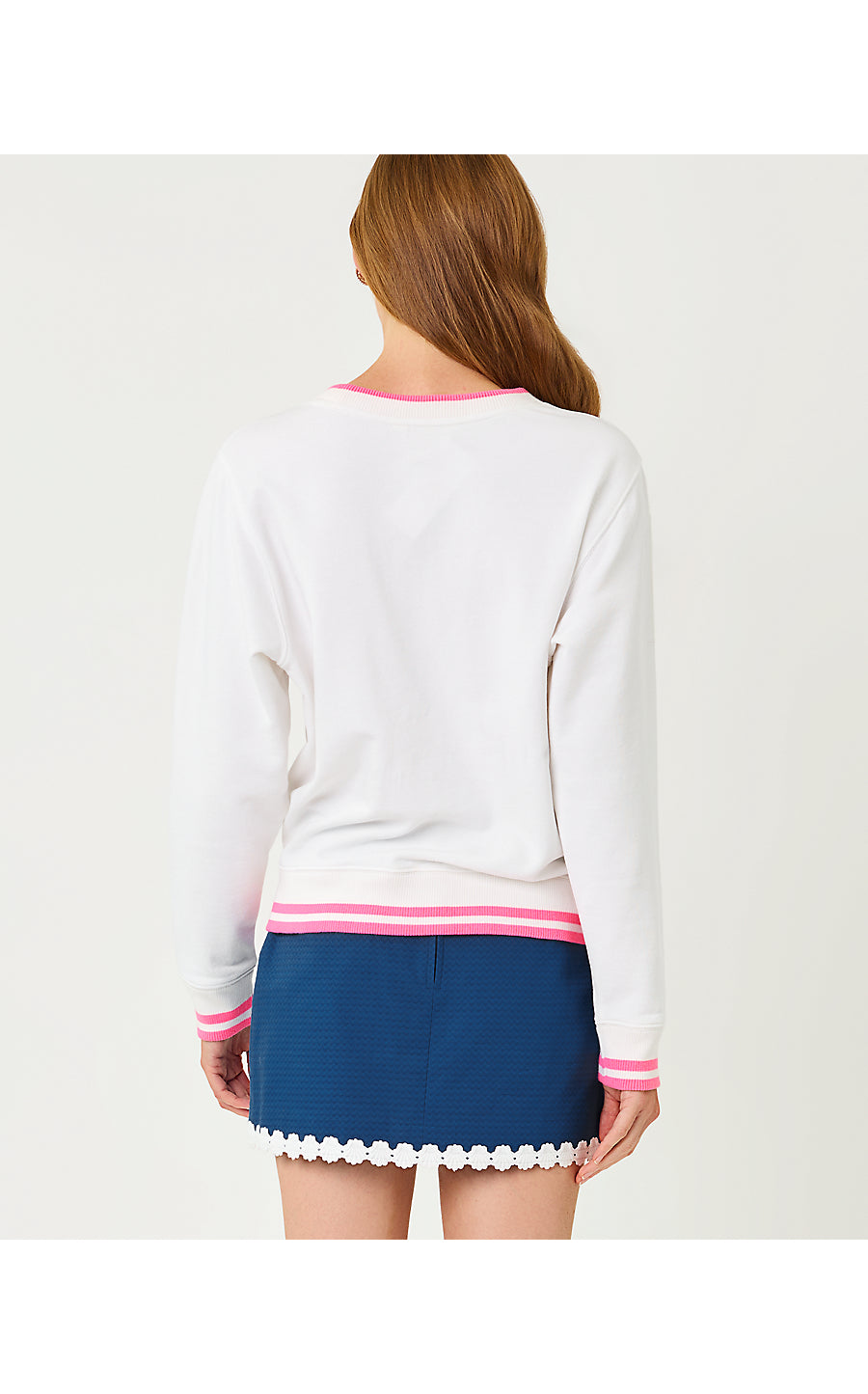 BALLAD LONG SLEEVE SWEATSHIRT, MULTI SOCIETY CRAB EMBROIDERY