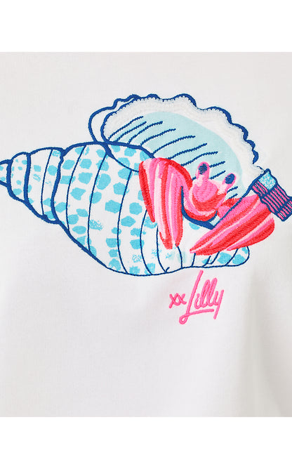 BALLAD LONG SLEEVE SWEATSHIRT, MULTI SOCIETY CRAB EMBROIDERY