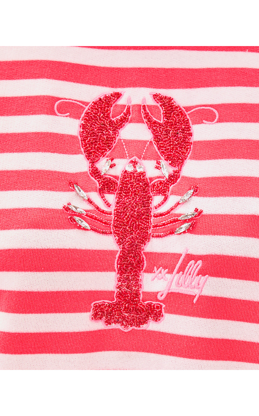 BALLAD LONG SLEEVE SWEATSHIRT, CANE CORAL SO CLAWSOME EMBROIDERED SWEATSHIRT