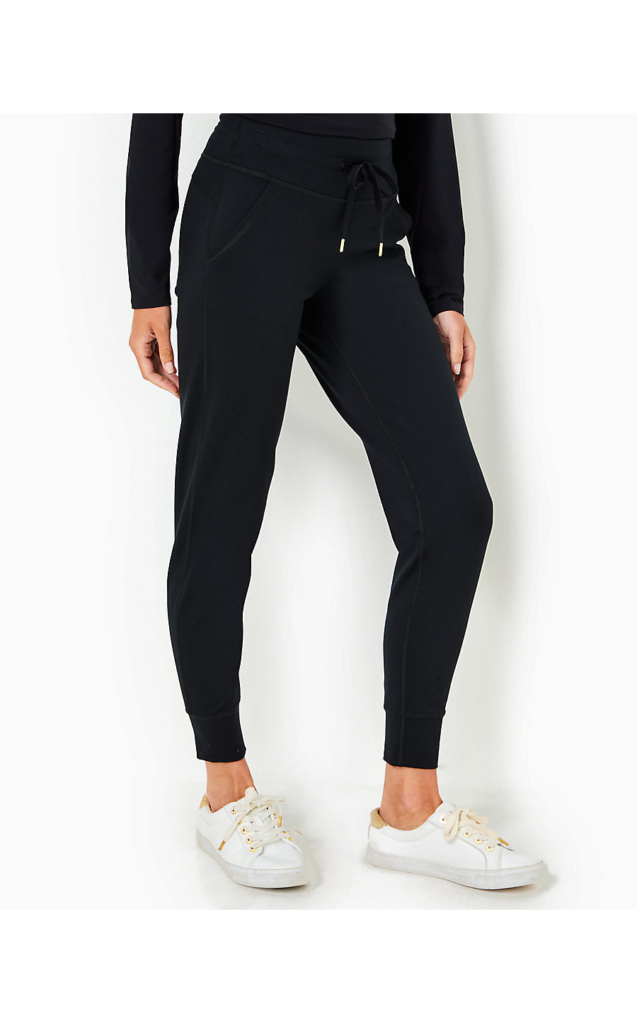 ISLAND MID RISE JOGGER UP, NOIR