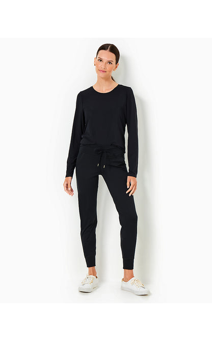 ISLAND MID RISE JOGGER UP, NOIR