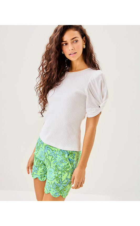 BUTTERCUP MID-RISE SHORT, COOL MINT CATCHIN RAYS