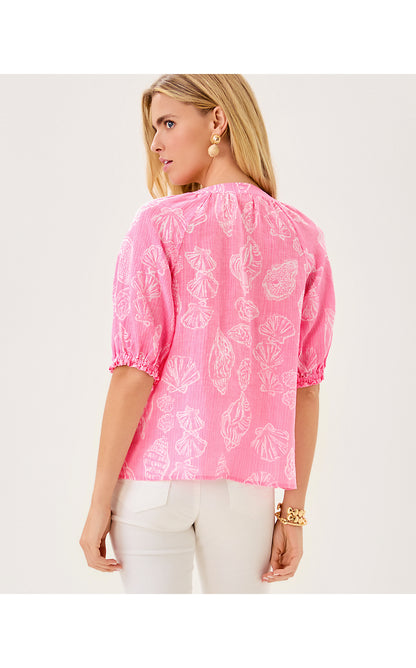 CAPRINA TOP, ROUSSEAU PINK COOL AS SHELL
