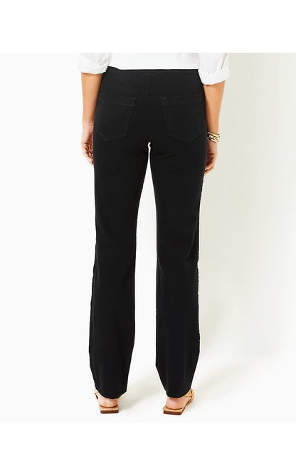 DECLYNN BI-STRETCH SLIM PANT, NOIR