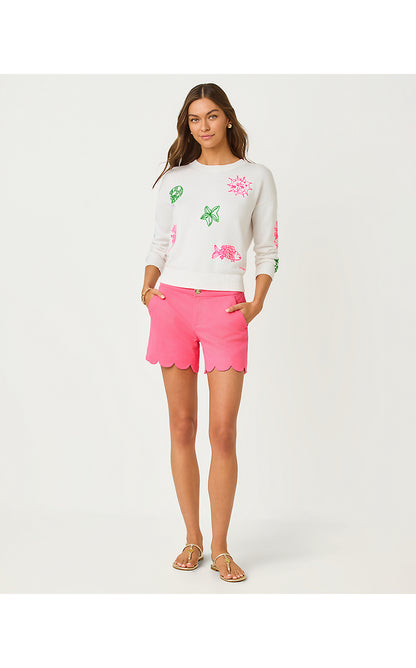 BUTTERCUP MID-RISE SHORT, CHERRY BLOSSOM PINK