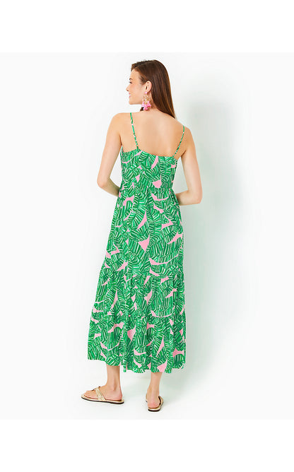 TERESA MAXI DRESS, CONCH SHELL PINK LETS GO BANANAS