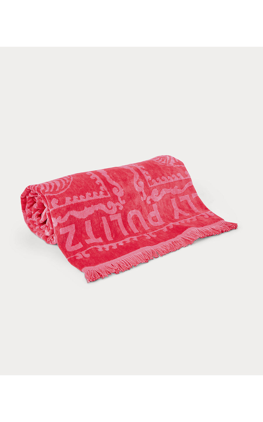 GWP JACQUARD BEACH TOWEL, PARADISE PUNCH SHELL SHINE ENGINEERED GWP JACQUARD TOWEL
