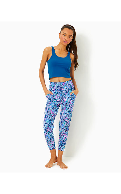ISLAND HIGH RISE CROP JOGGERS, BARTON BLUE STAR GAZING