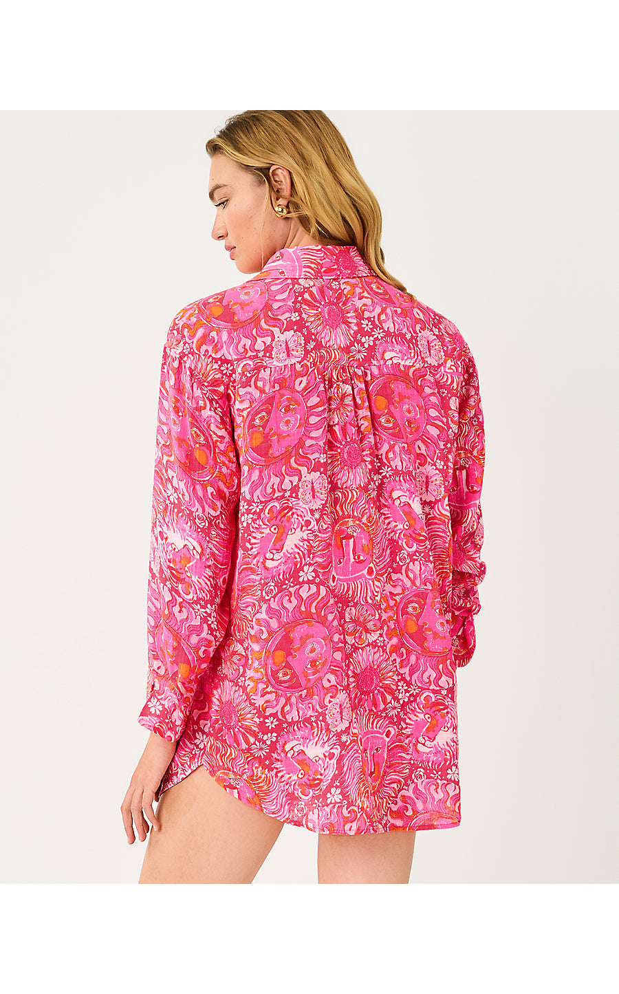KWITNEY LONG-SLEEVE COVER-UP, PARADISE PUNCH JIMS STUFF ENGINEERED COVERUP