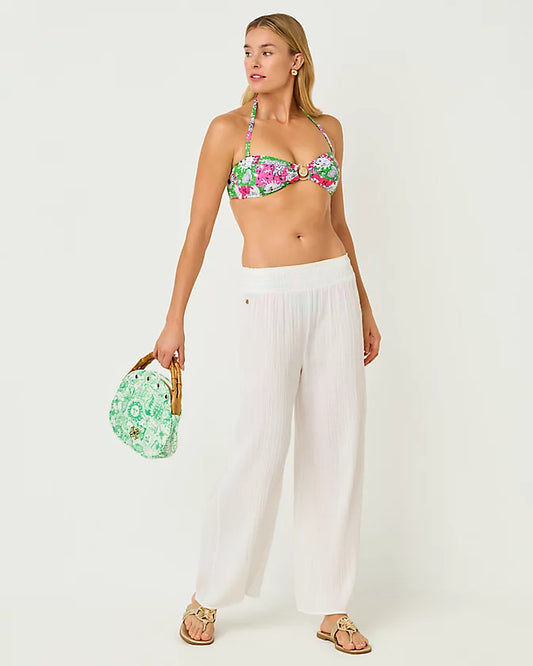 ENZO PANT COVERUP, RESORT WHITE