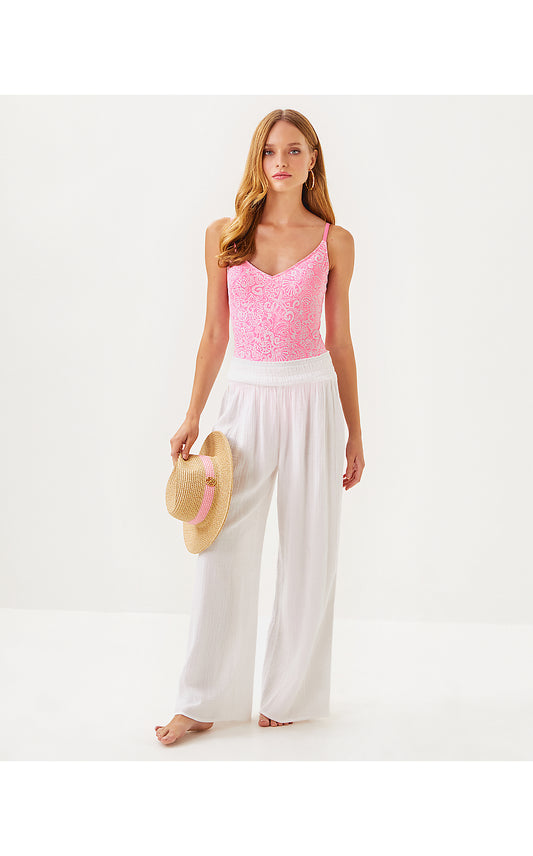 ENZO PANT COVERUP, RESORT WHITE