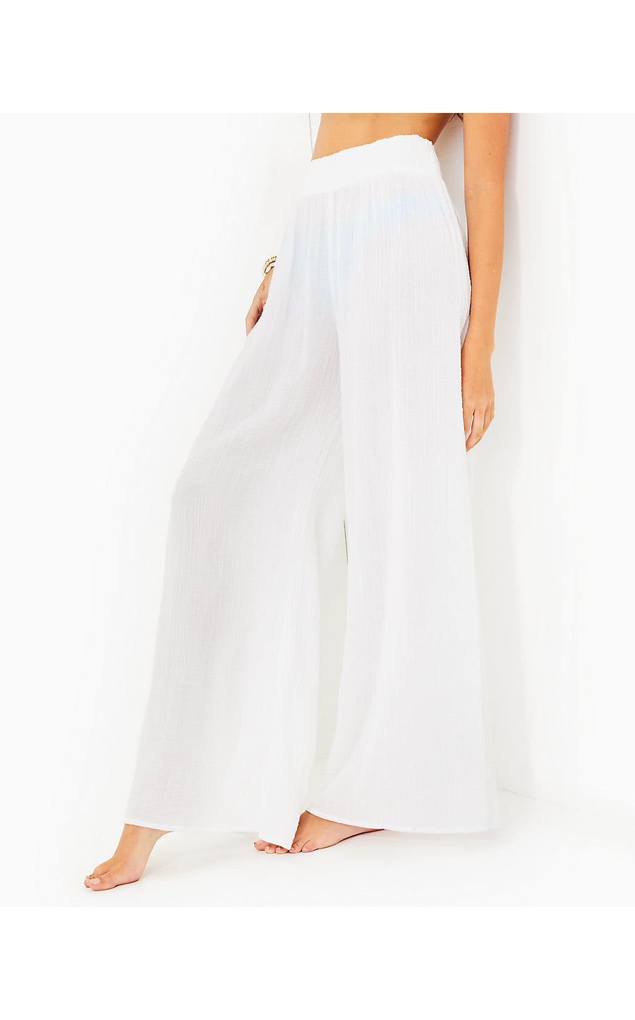 ENZO PANT COVERUP, RESORT WHITE