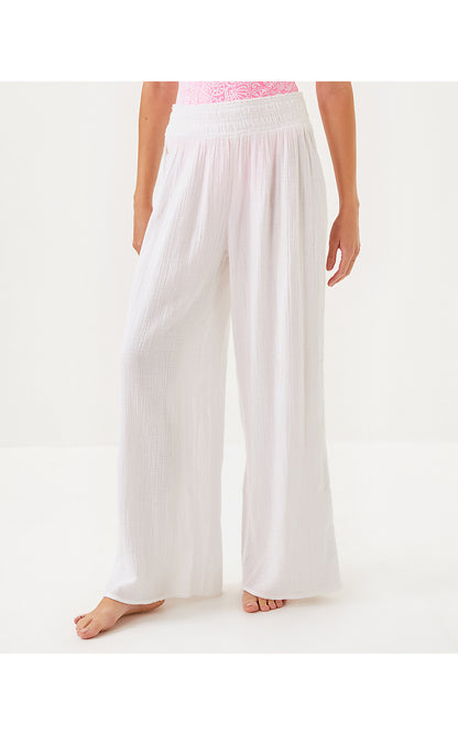 ENZO PANT COVERUP, RESORT WHITE