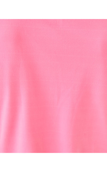 FRIDA SCALLOP POLO DRESS, ROUSSEAU PINK