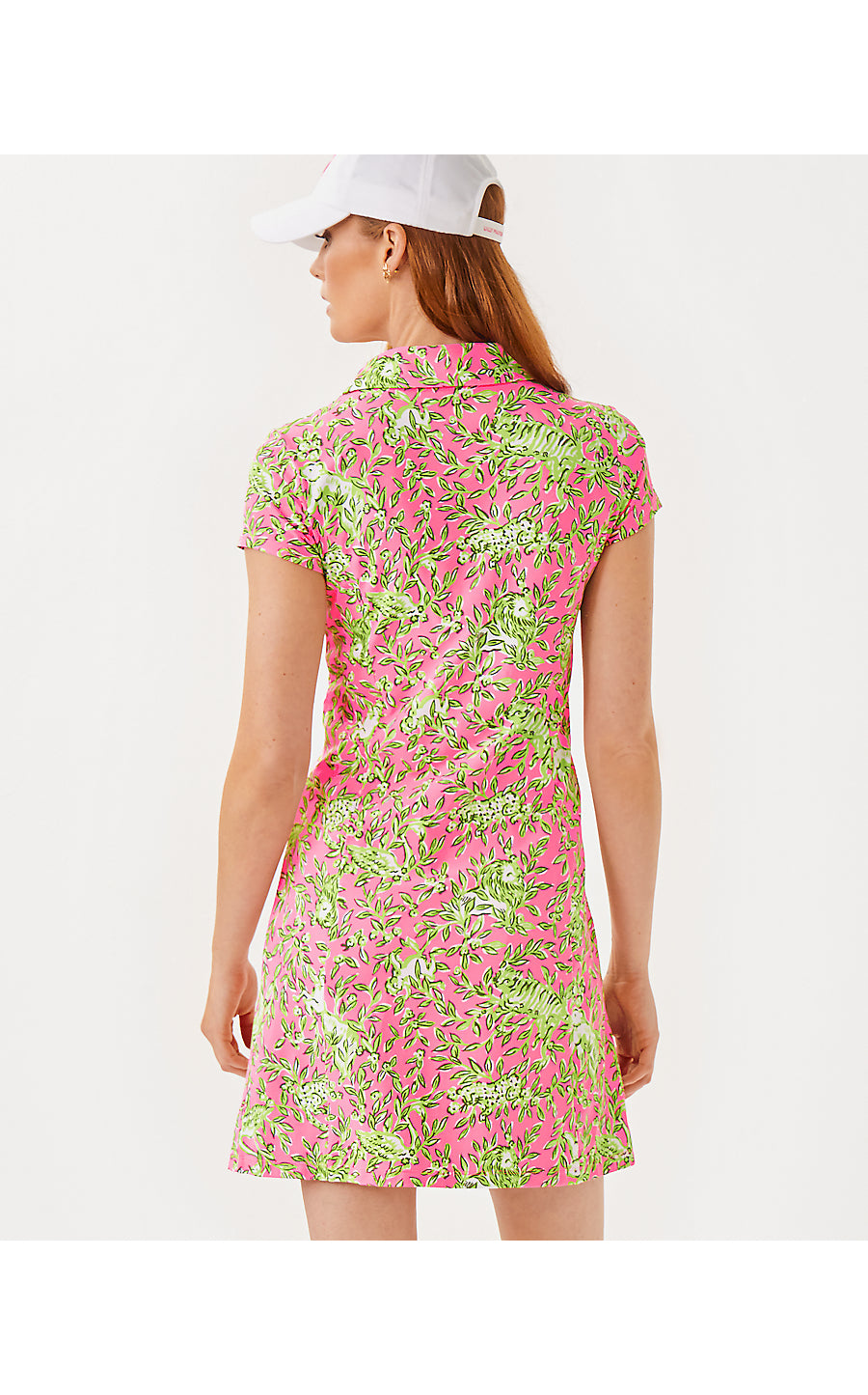 FRIDA SCALLOP POLO DRESS, ROUSSEAU PINK MANE CHARACTER ENERGY