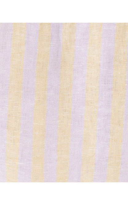 CORALYNN BUTTON DOWN, LILAC OPAL ISLAND SECRETS STRIPE