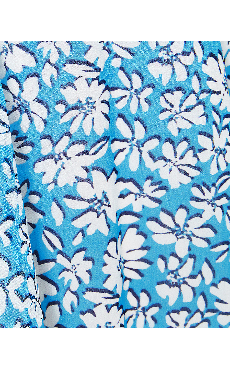 ELLIELYNN LONG SLEEVE TOP, LUNAR BLUE PALM BEACH PETALS