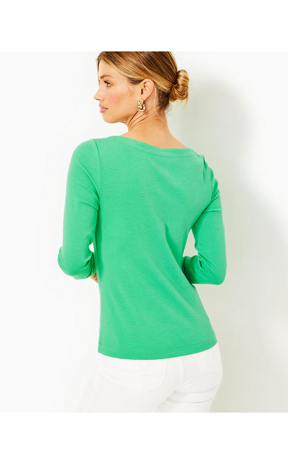 JADAH KNIT TOP, SPEARMINT