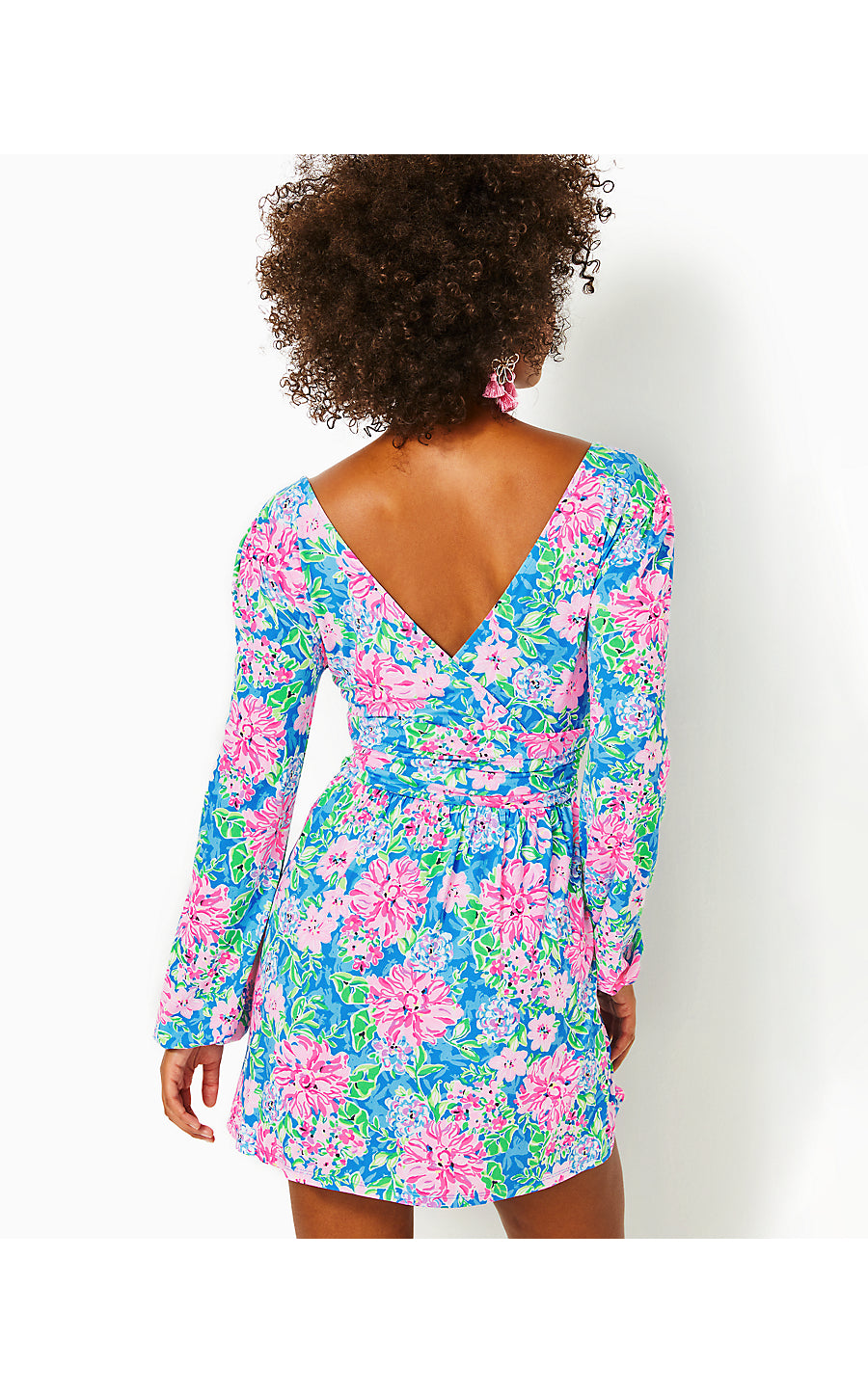 RIZA LONG-SLEEVED ROMPER, MULTI SPRING IN YOUR STEP