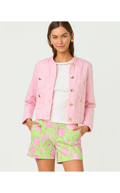 CALLAHAN MID-RISE SHORT, PISTACHIO MACARON ALINA