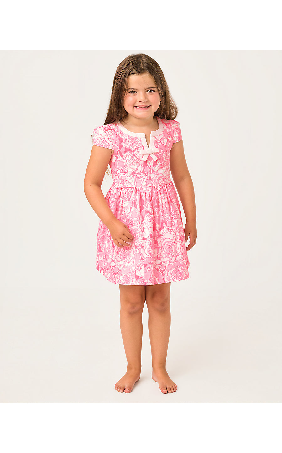 LOUISE DRESS, CONFETTI PINK LIL ROSANNA