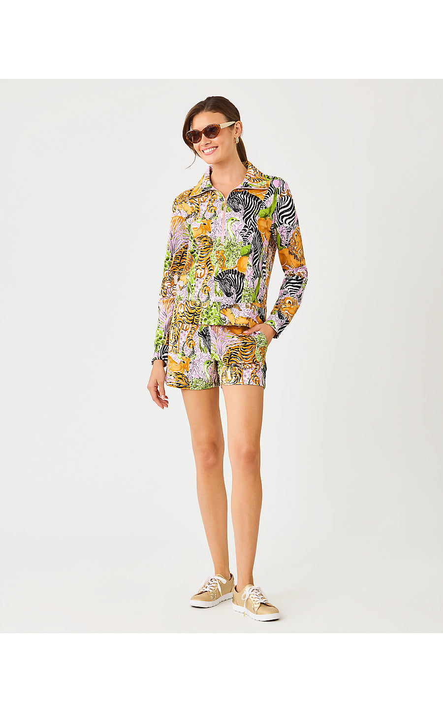 LOXLEY KNIT SHORT, MULTI LILLYS ZOO
