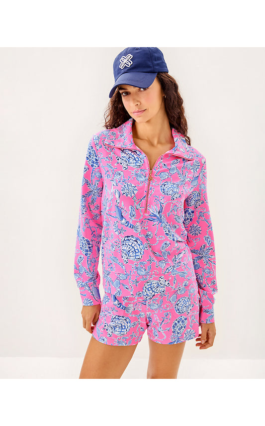 LOXLEY KNIT SHORT, ROUSSEAU PINK BAREFOOT BEACHCOMBERS