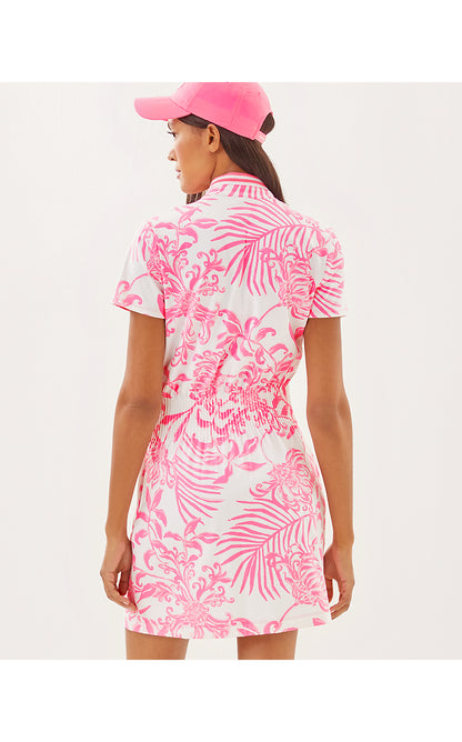 LOVE ACTIVE DRESS UPF 50+, ROUSSEAU PINK GLISTEN IN THE SUN