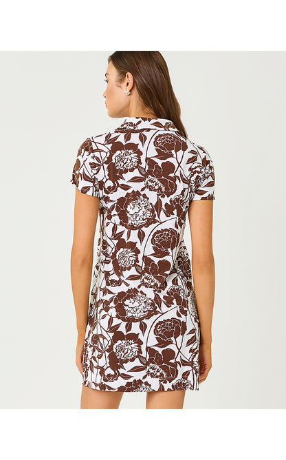 DUNE UPF 50+ SHORT SLEEVE DRESS, RESORT WHITE MARNI