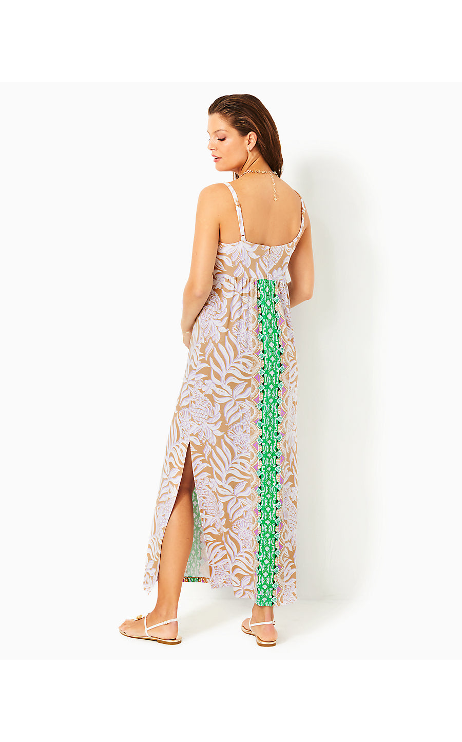 FLORALIE MAXI DRESS, MULTI BON VIVANTS ENGINEERED KNIT DRESS